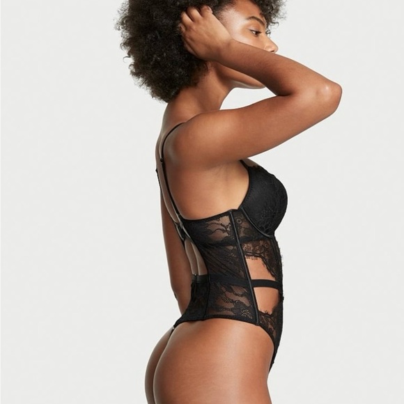 VS Black Lace Teddy - Picture 7 of 8